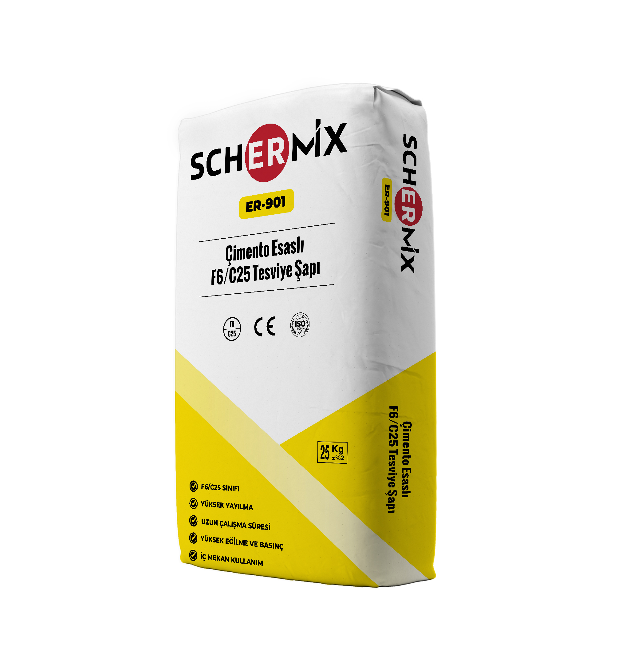 Schermix Çimento Esaslı F6/C25 Tesviye Şapı ER-901